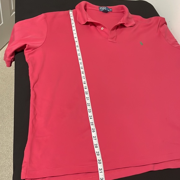 Men’s Polo by Ralph Lauren Shirt, Size: 2XB, Color: Pink/Salmon - Picture 7 of 8
